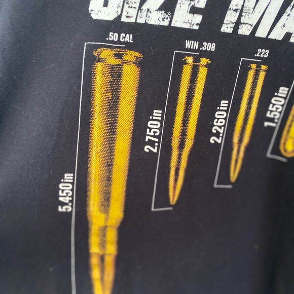 Grunt Style Size Matters Tee Shirt XL - Picture 6 of 7